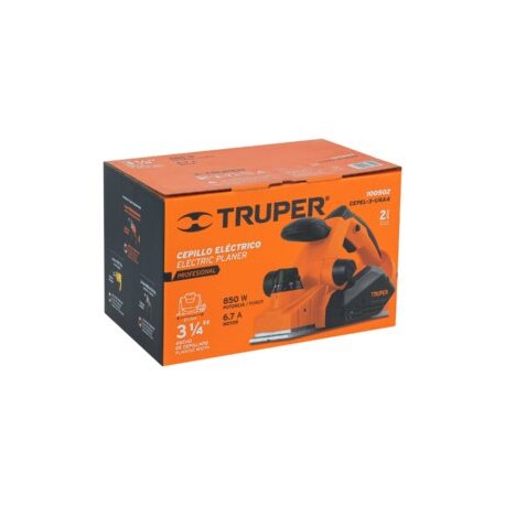 Cepillo eléctrico Truper -1/4″” 850 W, profesional