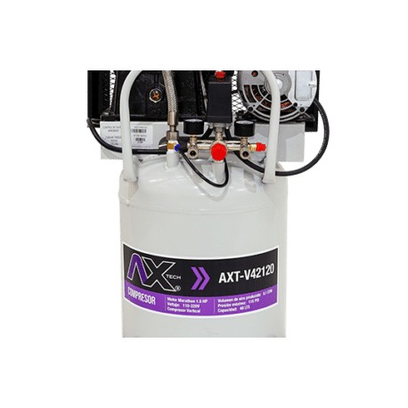 Compresor de aire Eléctrico AXT-V42120: 5hp  48 litros