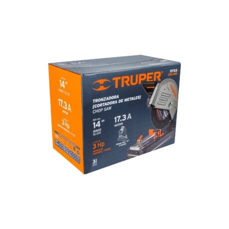 Cortadora de metales Truper  14″ 2200 W industrial, mango en “D”