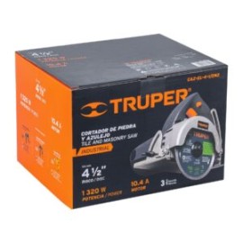 Cortadora eléctrica Truper  4-1/2″ para azulejos, 1320W, industrial