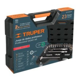 Juego de 23 herramientas Truper cuadro 1/2″ std para mecánico