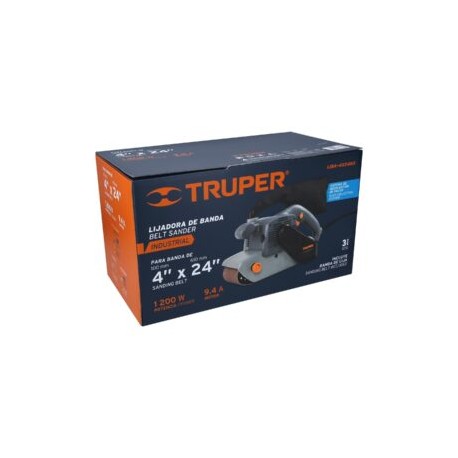 Lijadora de banda Truper 4 X 24″ 1200 W, industrial