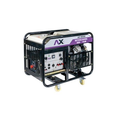 Motosoldadora AXT-MS302 SOLDADORA A GASOLINA DE 300A, 23HP, 11000W / CA, 220V