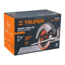 Sierra circular Truper  7-1/4″ 1800 W, industrial