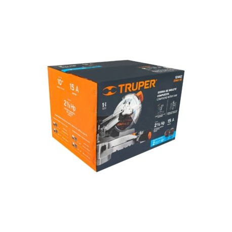 Sierra de inglete Truper  10″ de 1900 W para corte en aluminio