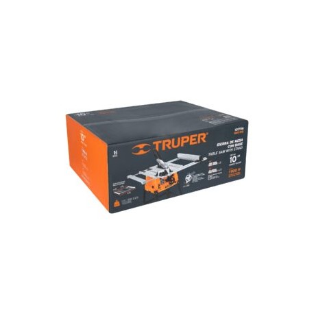 Sierra de mesa Truper  10″ de 1900 W (2-1/2 HP) con base