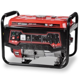 Generador Portátil NIT-G3002 2800W – Motor 196cc, Gasolina 4 Tiempos, 120/240V – Energía Confiable y Continua