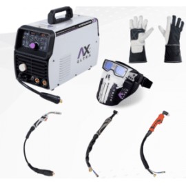 (Combo Enero) Soldadora Inversora AXT-EMTPMULTITASK 4 en 1 – MIG/MAG, MMA, TIG, Plasma – 200A, Dual Voltage 110/220V.